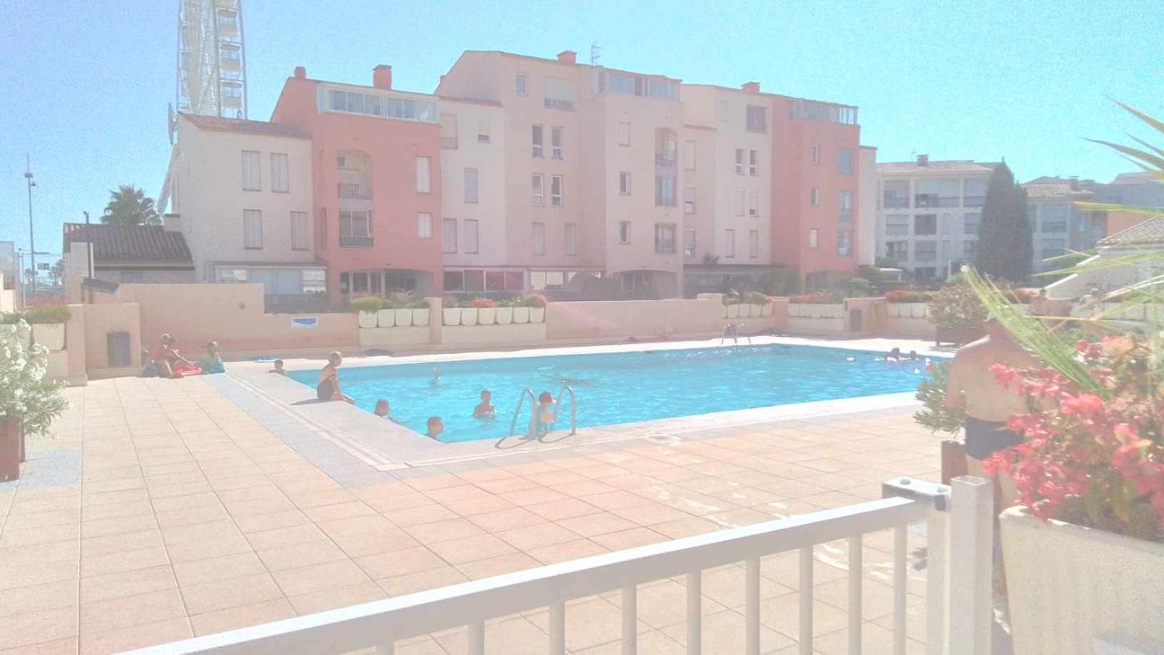 Grand T3 Piscine, Garage Centre Port Agde Exterior foto